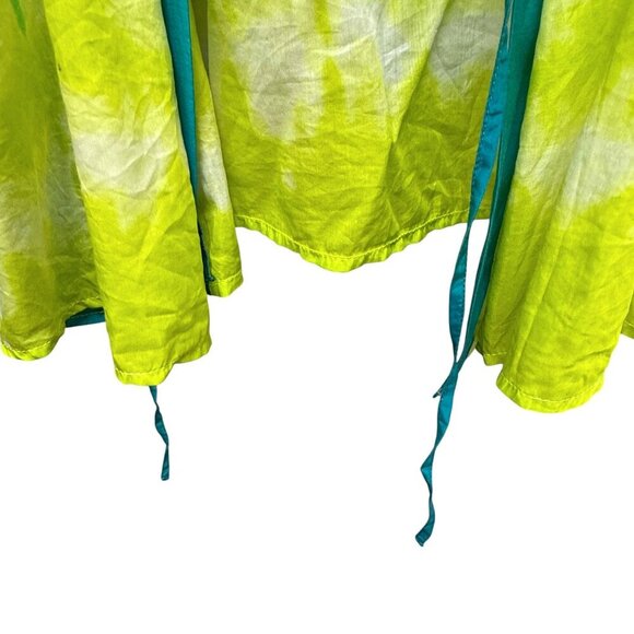 Calypso St. Barts x Target Kimono Swim Coverup M/L Silk Cotton Top No Belt - Picture 8 of 9